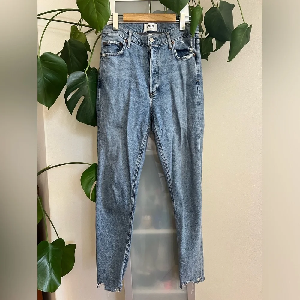 Agolde Nico High Rise Slim Fit Jeans - Picture 7 of 10